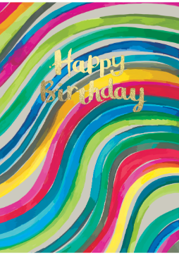 Sarah Kelleher FF186 Happy Birthday Card