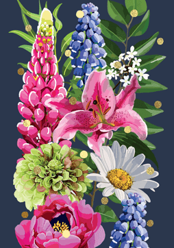 Sarah Kelleher FF90 Flowers Card