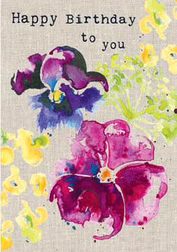 Sarah Kelleher INK29 Happy Birthday To You Card