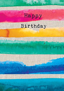 Sarah Kelleher INK50 Happy Birthday Card