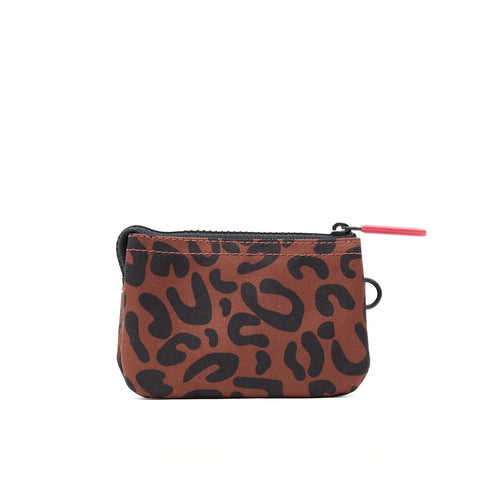 Roka London Carnaby Leopard Print Recycled Canvas Small