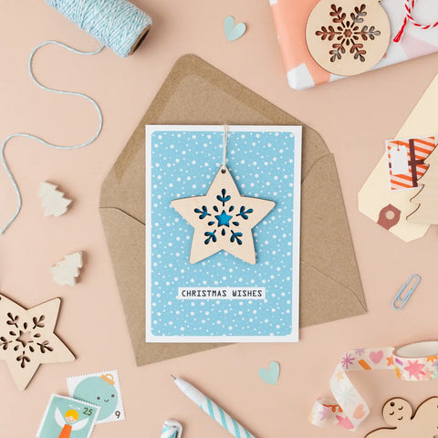 Daisycat Cards CD53 Frosted Star
