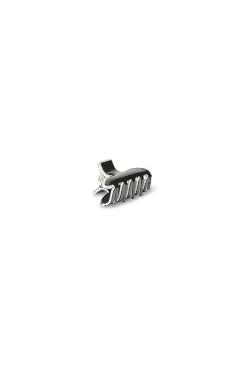 Chalk Doncaster Hair Claw In Black/White
