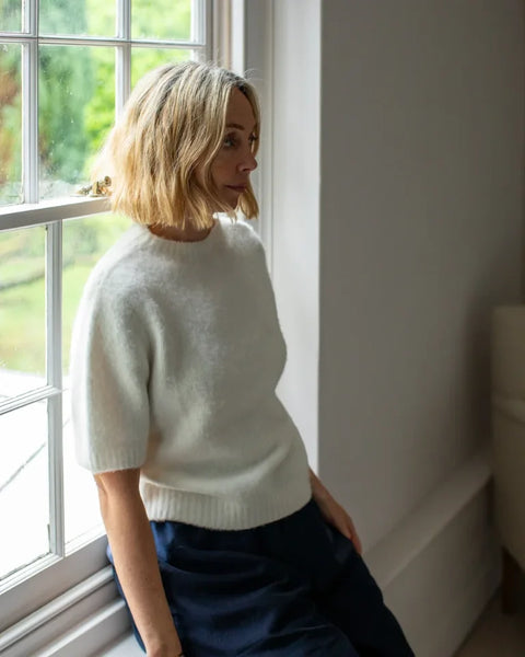 Chalk Clara Jumper In Ivory
