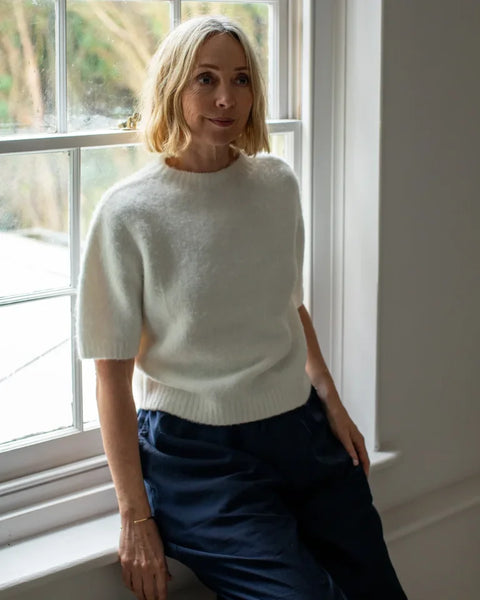 Chalk Clara Jumper In Ivory