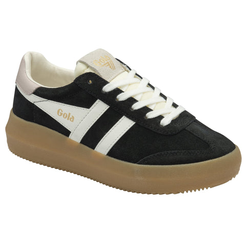 Gola CLB573BW  Athena Trainer Black/Off White/Rose/Gum