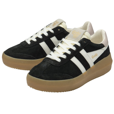 Gola CLB573BW  Athena Trainer Black/Off White/Rose/Gum