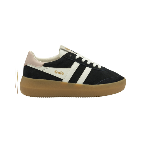 Gola CLB573BW  Athena Trainer Black/Off White/Rose/Gum