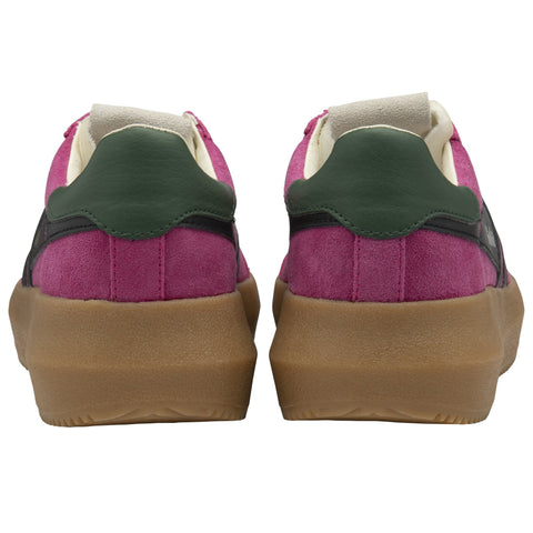 Gola CLB573KB Athena Trainer Fuchsia/Black/Evergreen/Gum