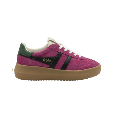 Gola CLB573KB Athena Trainer Fuchsia/Black/Evergreen/Gum