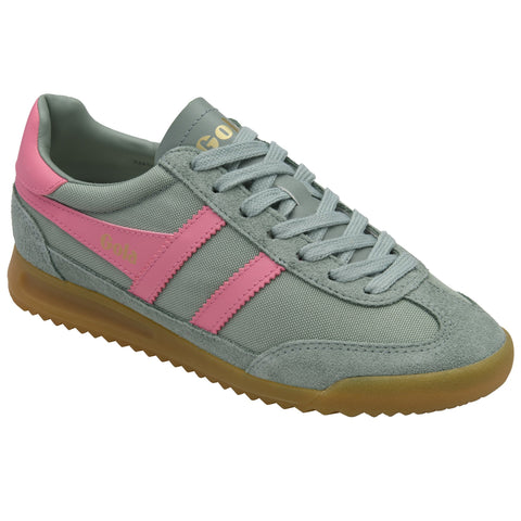 Gola CLB623NK Tornado Trainer Green Mist/Fluro Pink