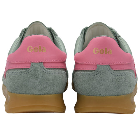 Gola CLB623NK Tornado Trainer Green Mist/Fluro Pink