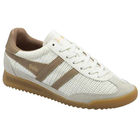 Gola CLB768WC Tornado Zephyr Trainer Off White/Light Caramel