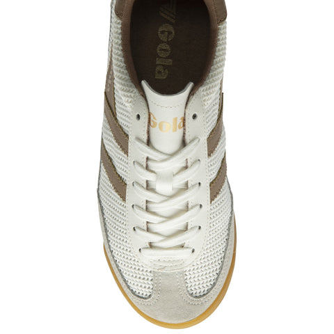 Gola CLB768WC Tornado Zephyr Trainer Off White/Light Caramel