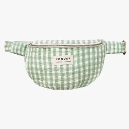 Yonder Organic Cotton Bum Bag In Mint