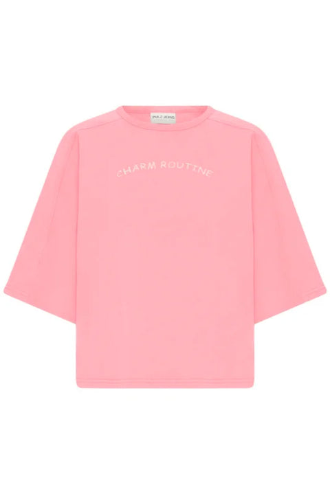 Pulz Daisy Tshirt In Rapture Rose