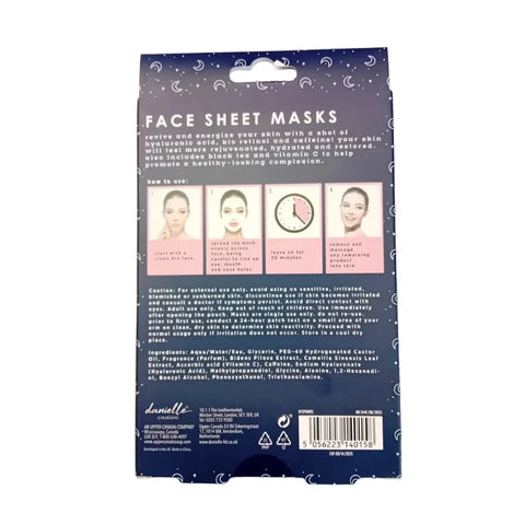 Danielle Creations DC8706NOS Danielle Night Owl Face Mask x 5 Pack