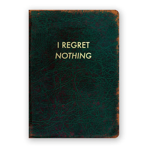 Mincing Mockingbird 8108REG I Regret Nothing Journal - Medium