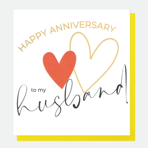 Caroline Gardner Cards HAP017 Happy Anniversary To My Husband