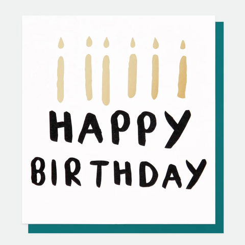 Caroline Gardner Cards BEB005 Happy Birthday Candles Card