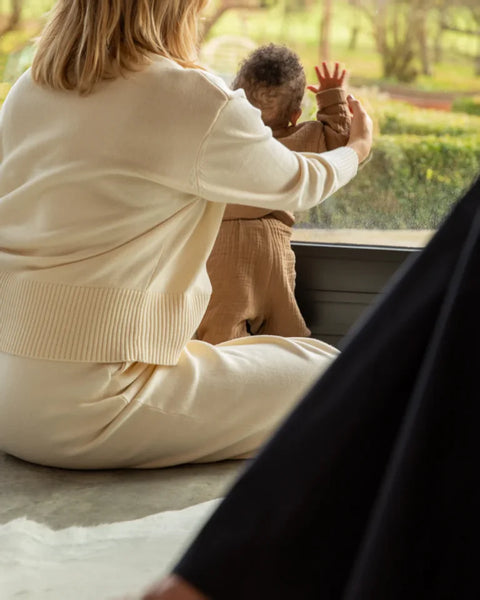 Chalk Devon Jumper In Cream