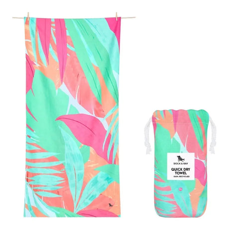 Dock & Bay Quick Dry Towels - Hot Tropics - Extra Large (200x90cm)