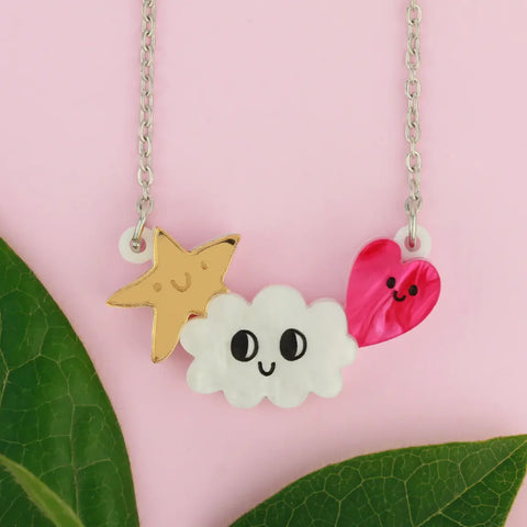 Little Moose DONK CL SM Doodllery Cloud Small Necklace