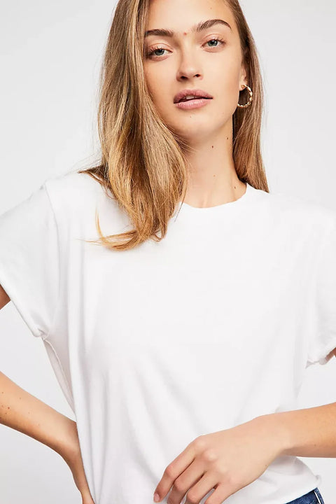 Free People The Perfect Tee in White