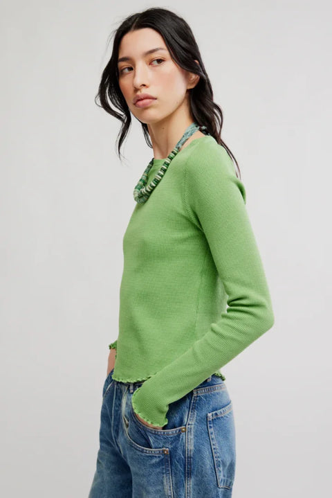 Free People Easy Does It Tee In Jade