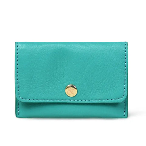 bell&fox Ellie Popper Card Holder Purse - Teal