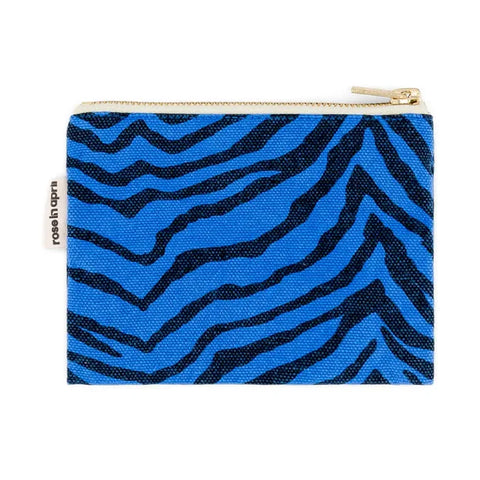 Rose In April Marie Purse Zebrou Greek Blue