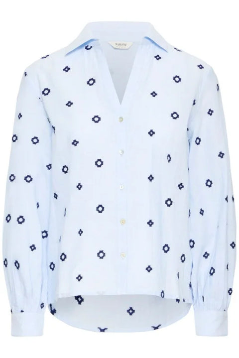 B Young Fabienne Ls Shirt In Della Robbia Blue