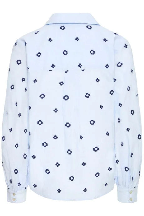 B Young Fabienne Ls Shirt In Della Robbia Blue