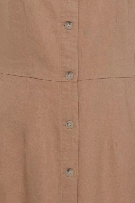 B Young Falakka Button Dress 2 In Woodsmoke