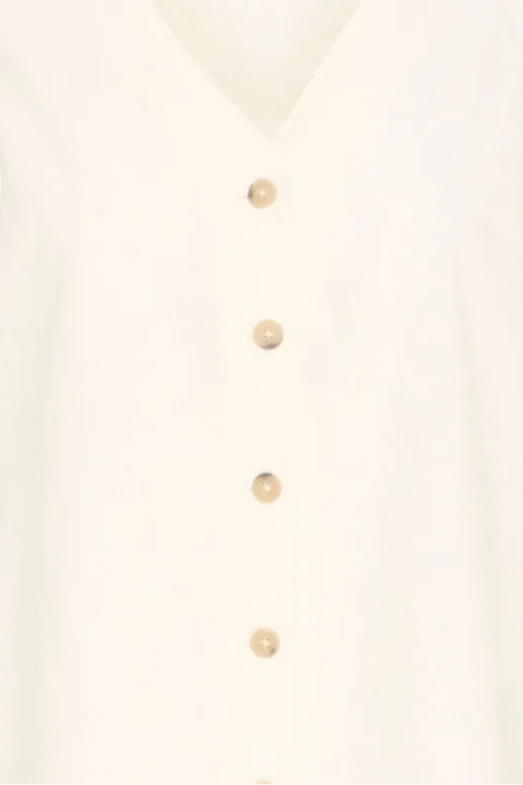 B Young Falakka Ruffle Shirt In Marshmallow