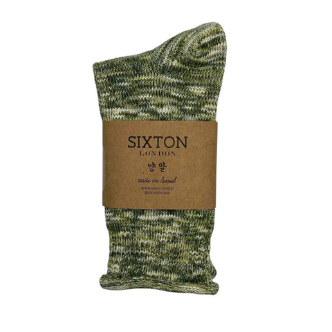 Sixton London Fargo Single Socks In Green