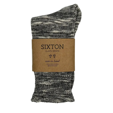 Sixton London Fargo Single Socks In Grey