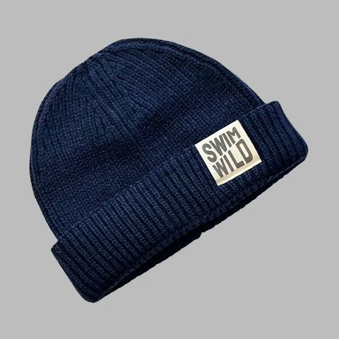 The Cornish Studio Fishermans Knit Hat Navy