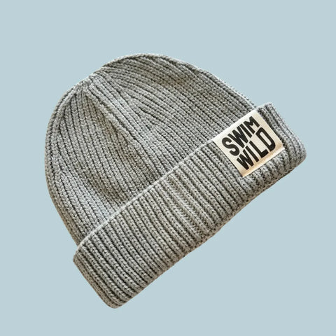 The Cornish Studio Fishermans Knit Hat Silver