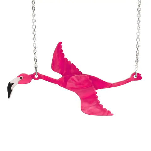 Little Moose FLANK SM Flamingo Flying Necklace