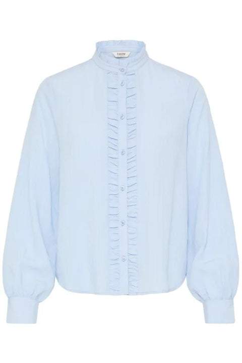 B Young Flavie Shirt In Chambray Blue