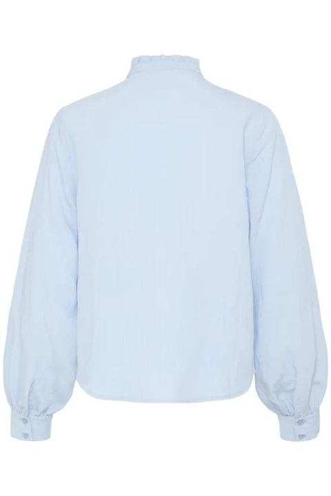 B Young Flavie Shirt In Chambray Blue