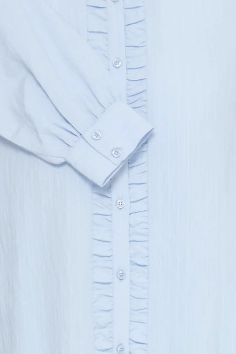 B Young Flavie Shirt In Chambray Blue