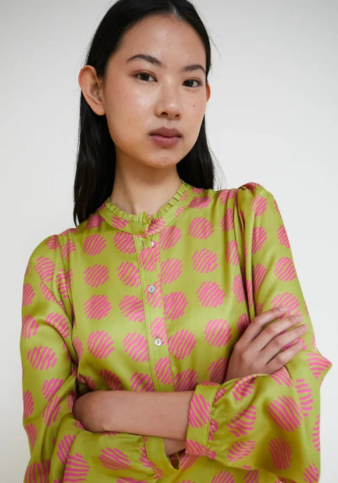 Dr Bloom Flechazo Blouse In Gold