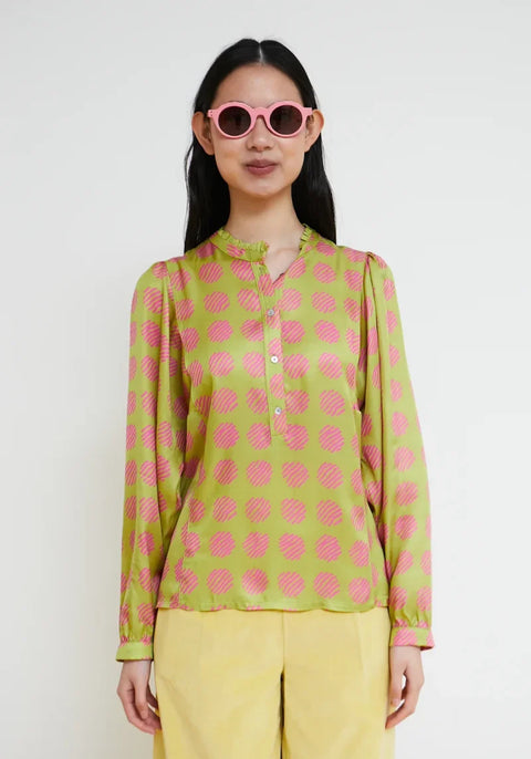 Dr Bloom Flechazo Blouse In Gold