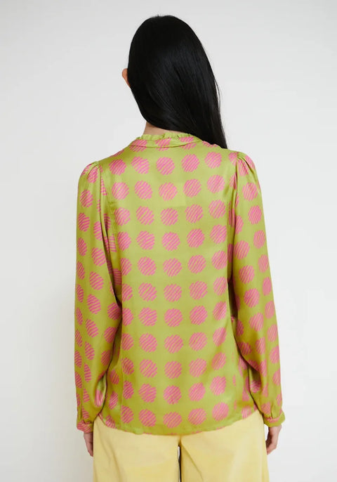 Dr Bloom Flechazo Blouse In Gold