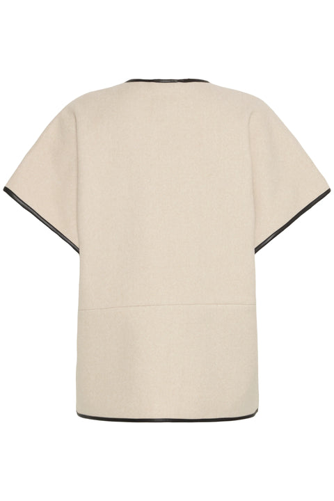 Fransa Elisabeth Waistcoat In Limestone Melange