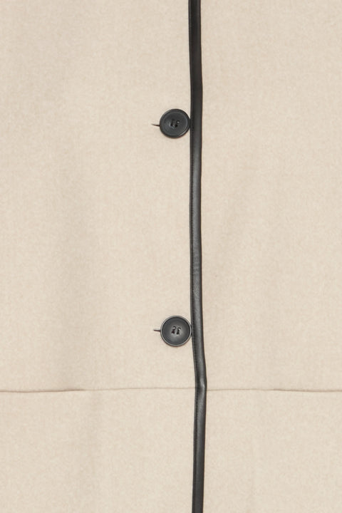 Fransa Elisabeth Waistcoat In Limestone Melange
