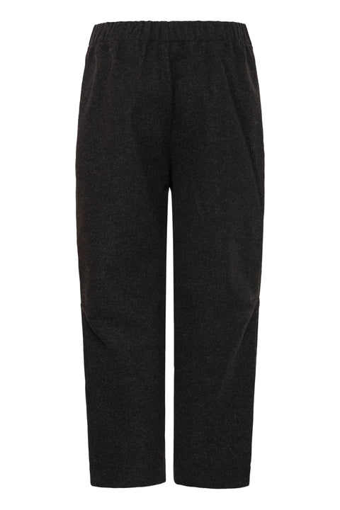 Fransa Minta Pants In Charcoal Grey melange