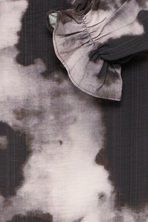 Fransa Lainey Blouse In Pumicestone Ghost